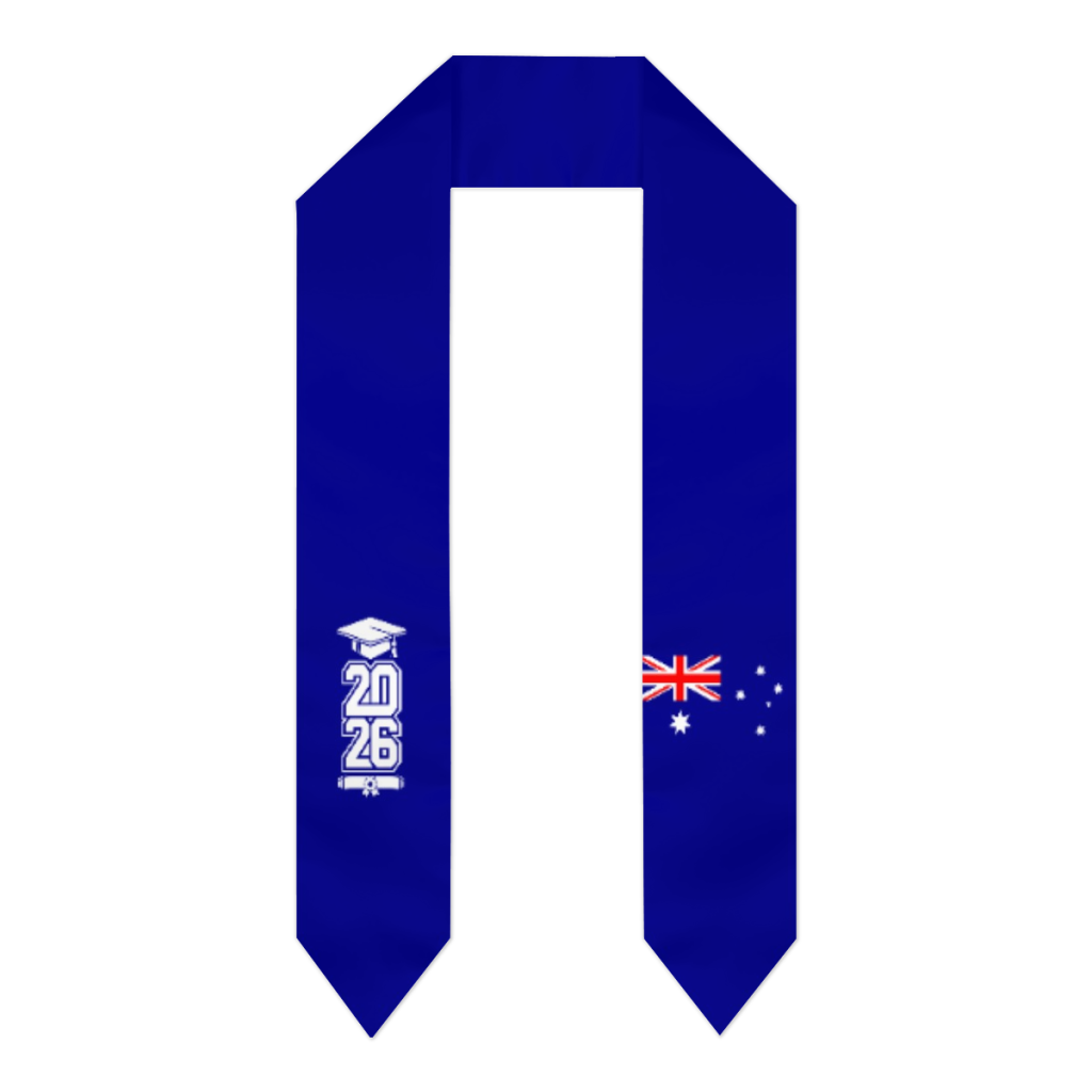 Men'S Accessories Australia - Syal Bendera Australia Wisuda Kelas 2026,