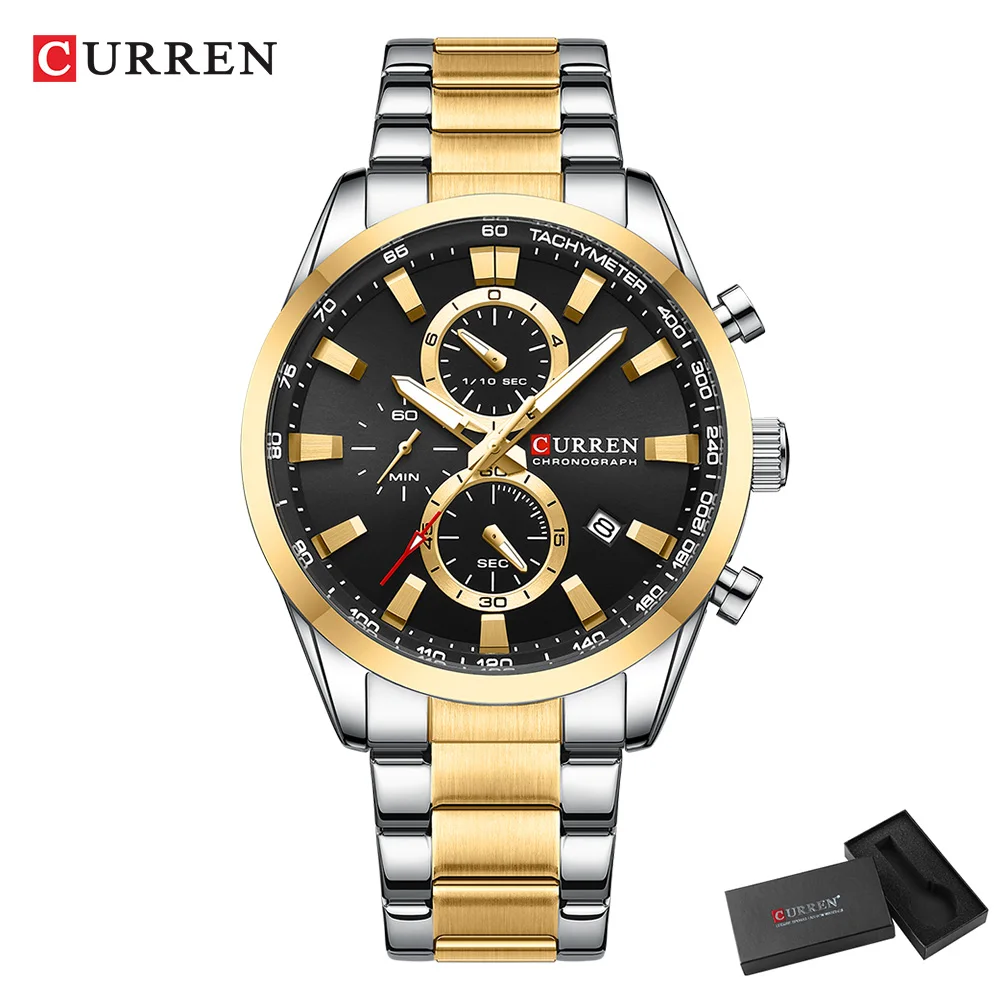 CURREN Jam Tangan Olahraga Chr - Men'S Accessories Jewelry Bracelet ulasan dan harga