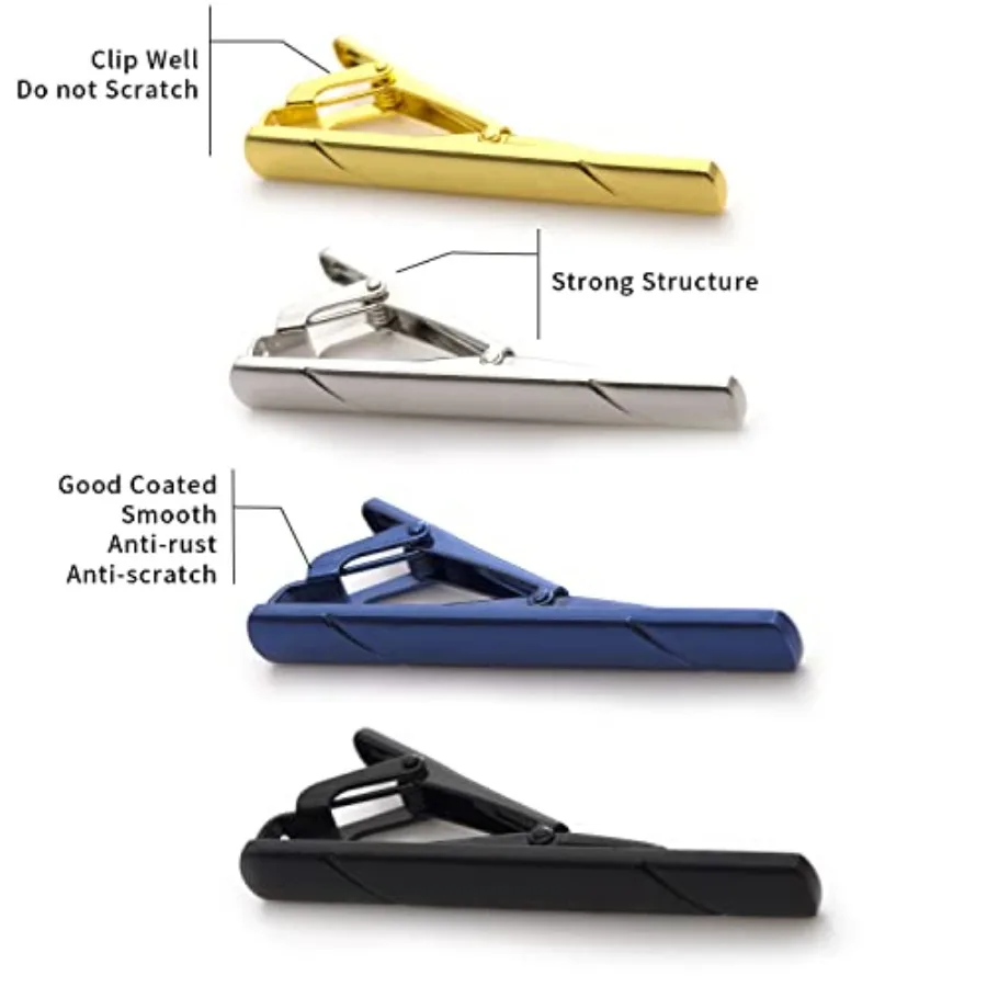 4 Buah Klip Dasi untuk Pria de - Men'S Accessories Fashion ulasan dan harga