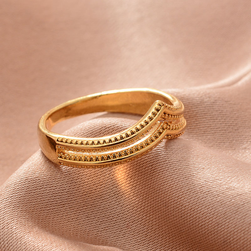 Cincin Warna Emas Afrika Ethio - Men'S Accessories Dubai ulasan dan harga