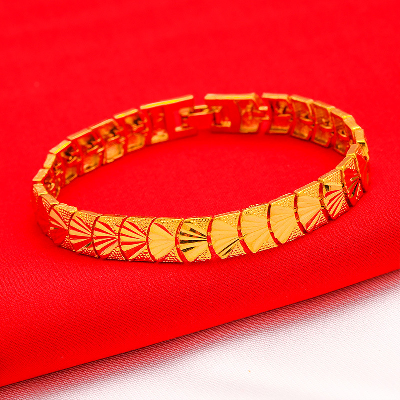 XUHUANG gelang berlapis emas 2 - Men'S Accessories Dubai ulasan dan harga